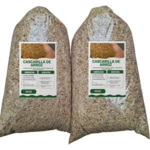 Sustrato Cascarilla De Arroz Cruda 15 Litros